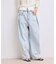 【WEB限定】・【サステナブル】タックディティールワイドデニムワイドパンツ