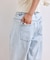 【WEB限定】・【サステナブル】タックディティールワイドデニムワイドパンツ