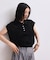 【WEB限定】ダブルカラーポロニットプルオーバー