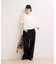 【WEB限定】・【サステナブル】・【定番】ギャザーチュールトップス