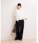 【WEB限定】・【サステナブル】・【定番】ギャザーチュールトップス