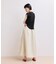 【WEB限定】・【サステナブル】カーブヘムコンビワンピース