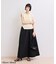 【WEB限定】・【サステナブル】カーブヘムコンビワンピース
