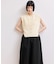 【WEB限定】・【サステナブル】カーブヘムコンビワンピース