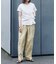 【サステナブル】サイドレース撥水ナイロンパンツ
