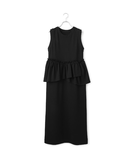 WEB限定】ペプラムロングワンピース｜アダムエロペの通販｜&mall