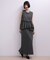 【WEB限定】ペプラムロングワンピース