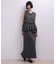 【WEB限定】ペプラムロングワンピース