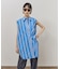 FabRICAストライプアジャストノースリーブシャツ