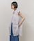 FabRICAストライプアジャストノースリーブシャツ