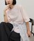 【新色追加】・【サステナブル】タイプライターTEEブラウス