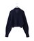 【WEB限定】ワイドリブヘムポロカーディガン