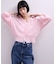 【WEB限定】ワイドリブヘムポロカーディガン