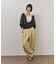 アジャストヘムクロップドパンツ