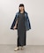 【WEB限定】ラウンドスリーブポロニットワンピース