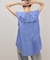 【サステナブル】ラッフルジレブラウス/接触冷感