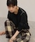 【サステナブル】ダブルフェイスニットトップス