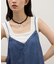 【WEB限定】レースコンビデニムキャミ
