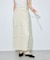 モヘアmixオープンワークスカート
