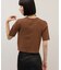 【WEB限定】ハーフスリーブリブカーディガン