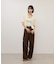 【WEB限定】ライトコールワイドタックパンツ
