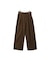 【WEB限定】ライトコールワイドタックパンツ