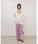 【WEB限定】ライトコールワイドタックパンツ