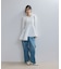 【WEB限定】・【定番】フリルペプラムロングスリーブカットソー