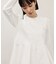 【WEB限定】・【定番】フリルペプラムロングスリーブカットソー