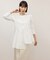 【WEB限定】・【定番】フリルペプラムロングスリーブカットソー