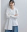 【WEB限定】・【定番】フリルペプラムロングスリーブカットソー