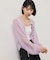 【WEB限定】シアーモヘアリボンカーディガン