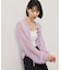 【WEB限定】シアーモヘアリボンカーディガン