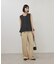【WEB限定】・【サステナブル】ペプラムニットジレ