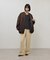 【WEB限定】・【サステナブル】ペプラムニットジレ
