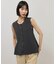【WEB限定】・【サステナブル】ペプラムニットジレ