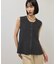 【WEB限定】・【サステナブル】ペプラムニットジレ