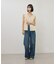 【WEB限定】・【サステナブル】ペプラムニットジレ