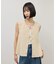 【WEB限定】・【サステナブル】ペプラムニットジレ