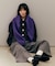 【WEB限定】・【サステナブル】フォルムスリーブクルーネックカーディガン
