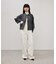 【WEB限定】・【サステナブル】フォルムスリーブクルーネックカーディガン