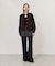 【サステナブル】フォルムスリーブクルーネックカーディガン