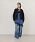 【WEB限定】・【サステナブル】フォルムスリーブクルーネックカーディガン