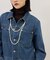 【WEB限定】・【追加】デニムシャツロングワンピース