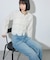 【WEB限定】・【定番】ダブルモヘヤシャーリングカーディガン