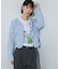 【WEB限定】・【定番】ダブルモヘヤシャーリングカーディガン