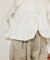 【定番】・【サステナブル】ロングスリーブフリルブラウス
