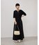 【WEB限定】ニットドッキングフレアワンピース