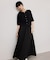 【WEB限定】ニットドッキングフレアワンピース