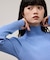 【WEB限定】ラメリブタートルネックプルオーバー